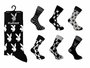 playboy sokken zwart wit